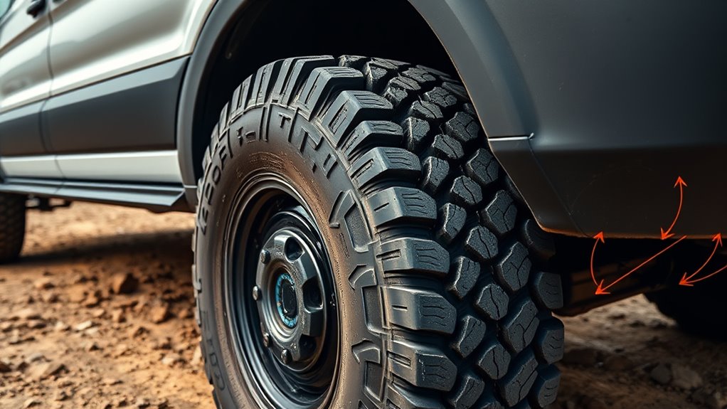 enhanced off road traction and clearance