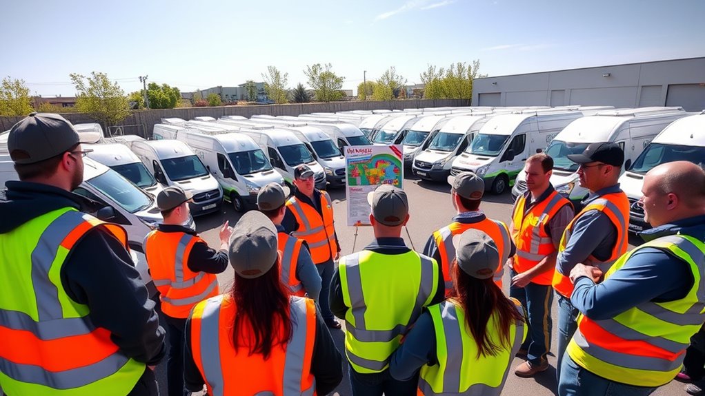 establishing van driver safety