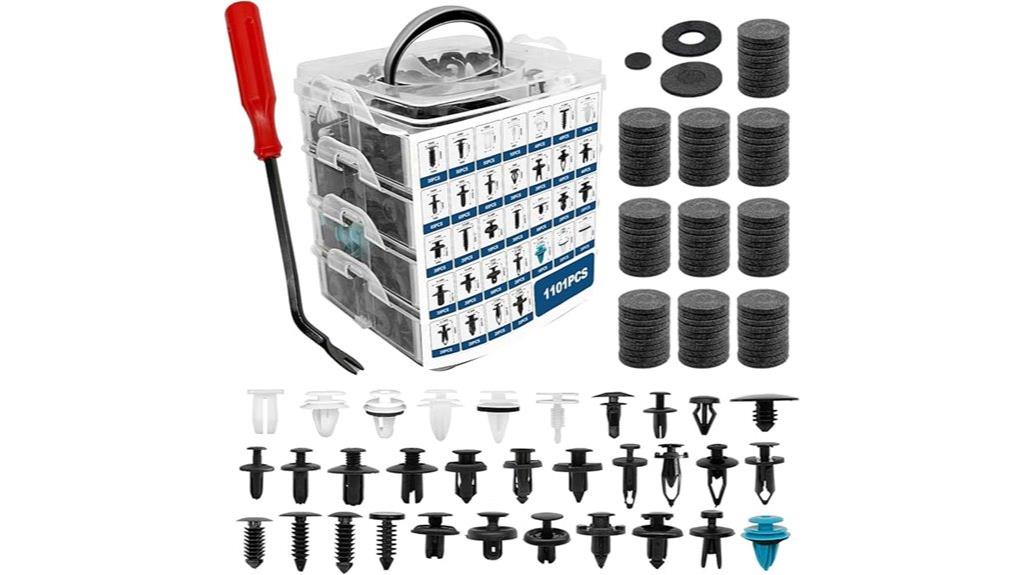 extensive car clip set