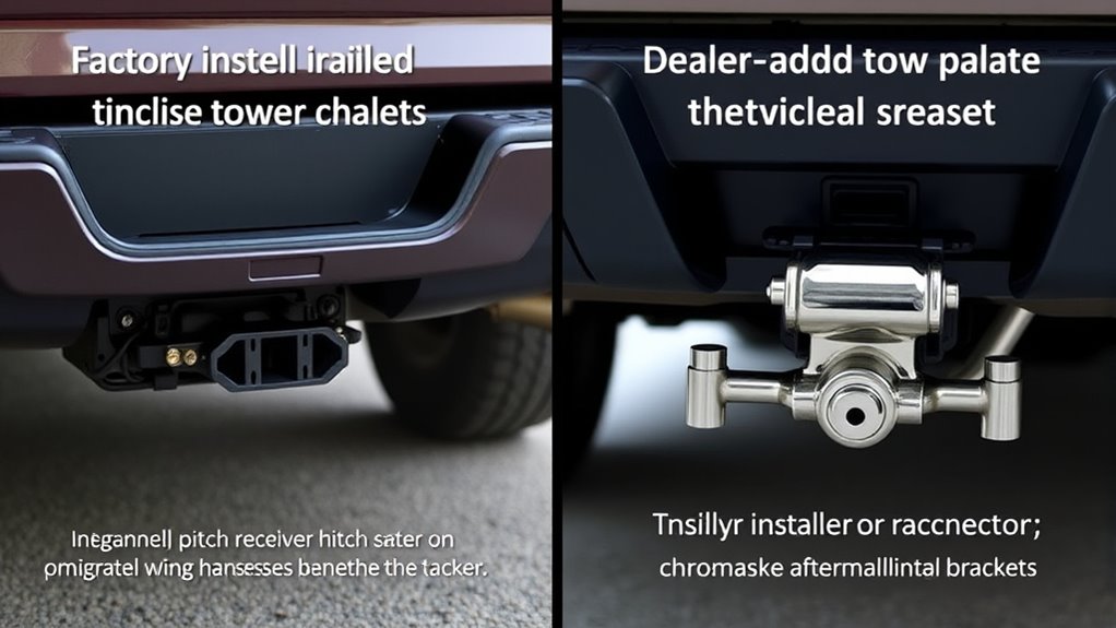 factory integrated towing components