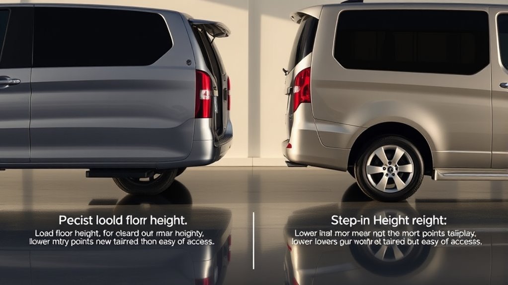 floor and step heights