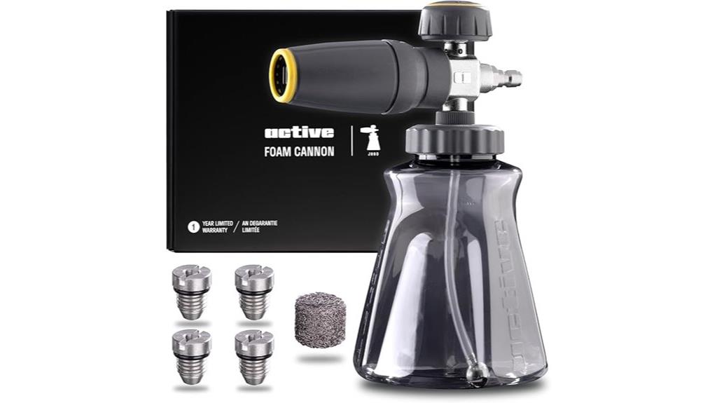 foam cannon for pressure washers