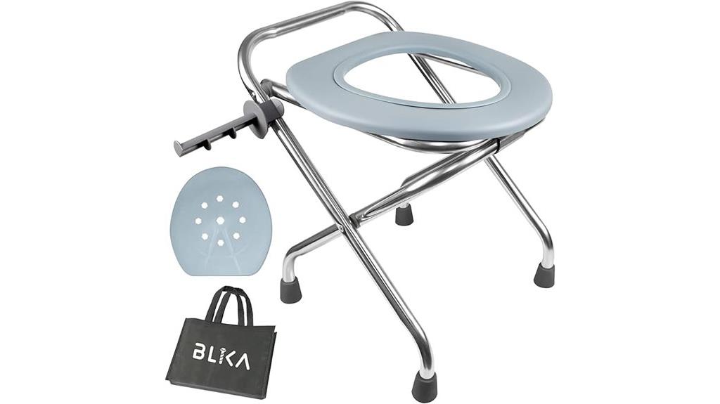 foldable stainless steel toilet