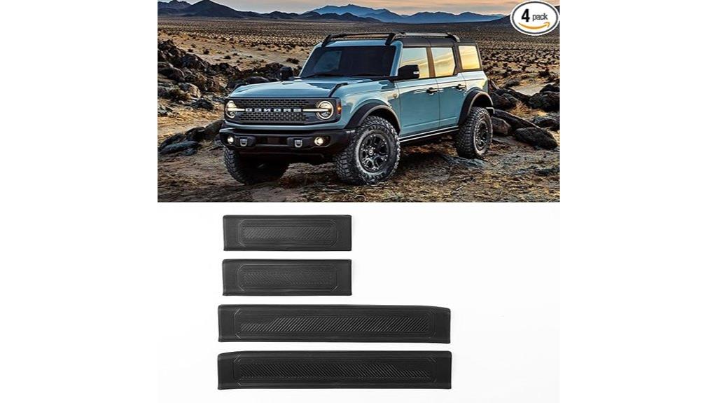 ford bronco door sill protectors