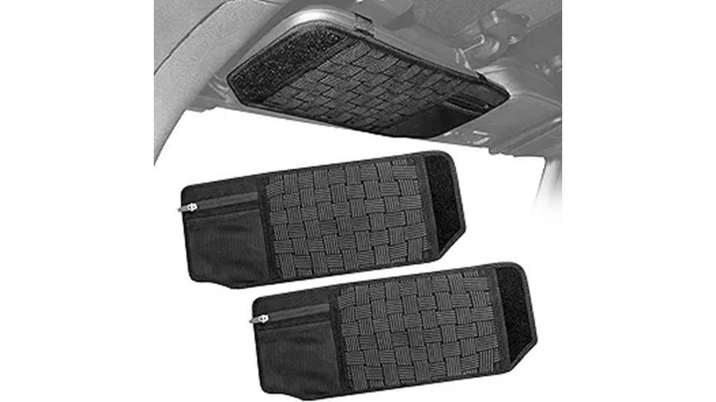 ford bronco sun visor organizer