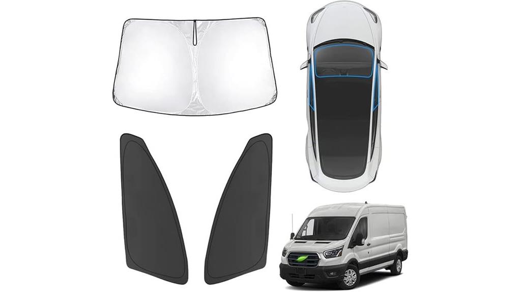 ford e transit sun shade