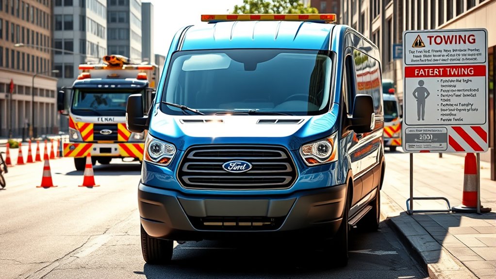 ford e transit towing restrictions