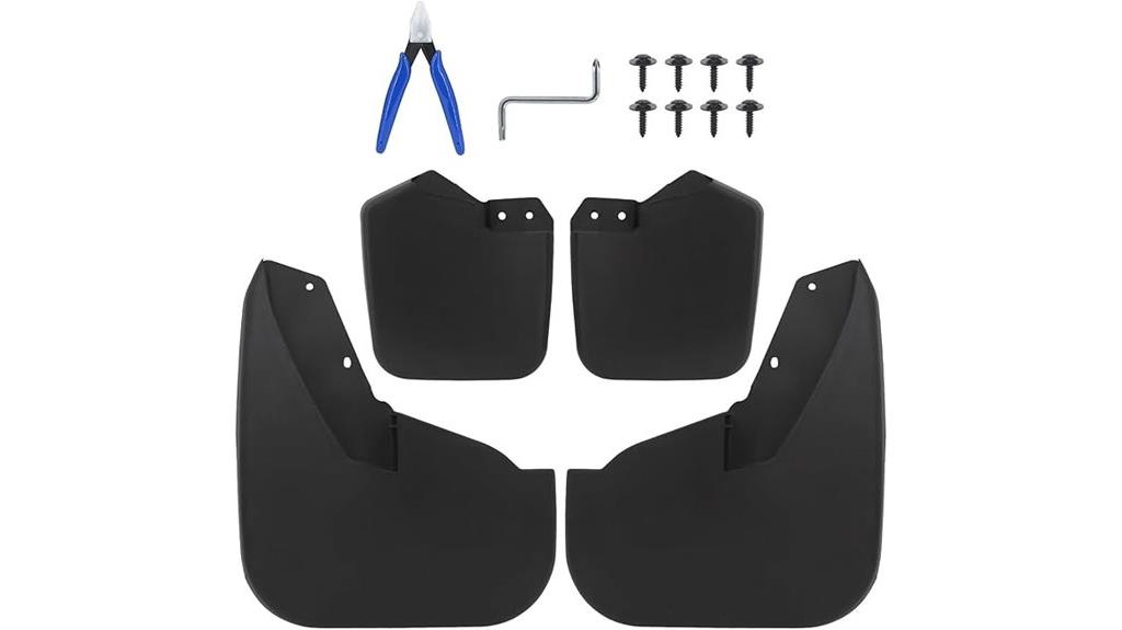 ford transit custom mudguard set