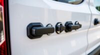 ford transit door lock shields