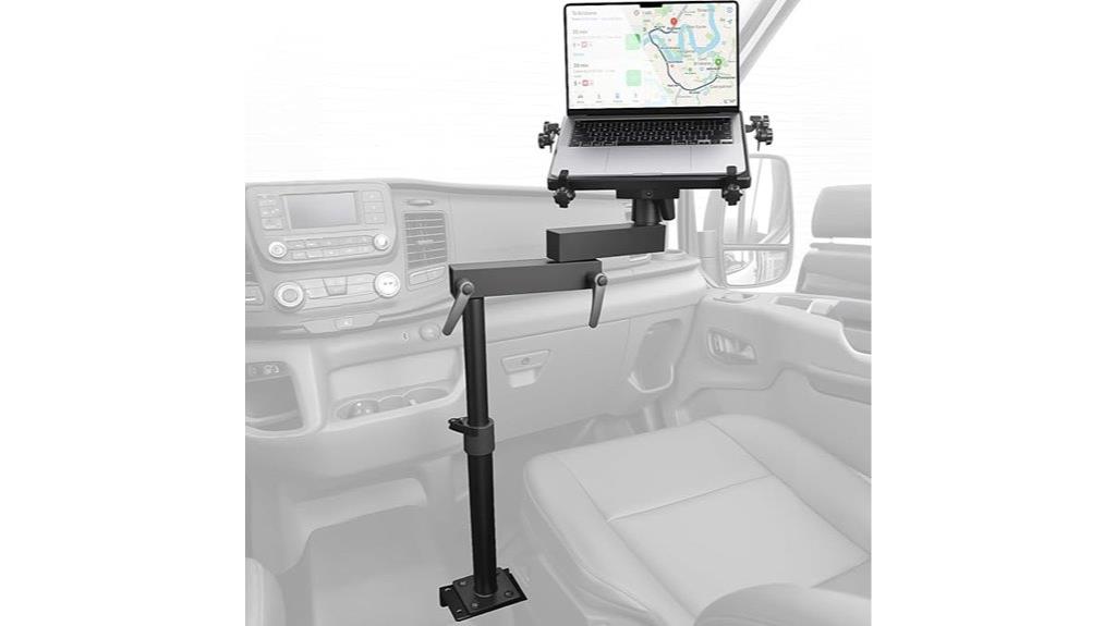 ford transit laptop mount