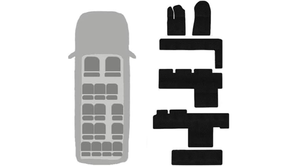 ford transit rubber mats