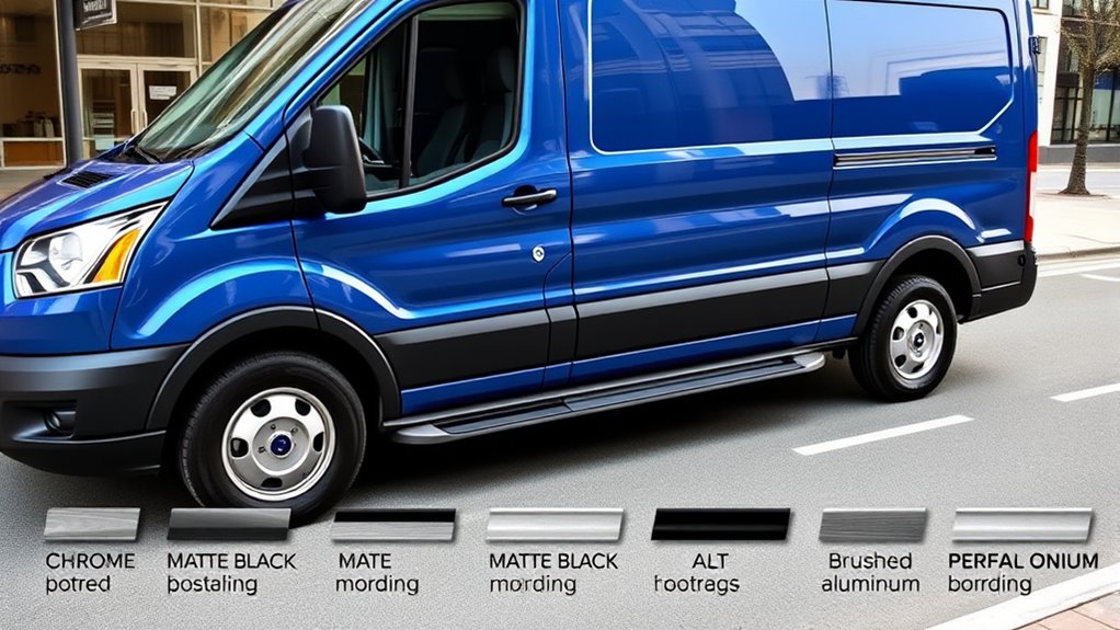 ford transit side molding options