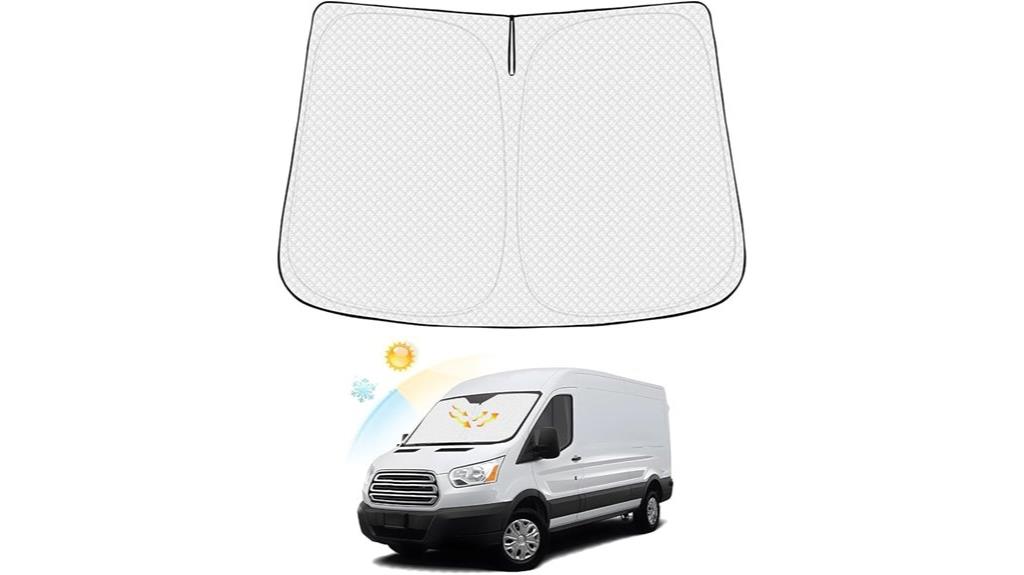 ford transit wagon sun shade