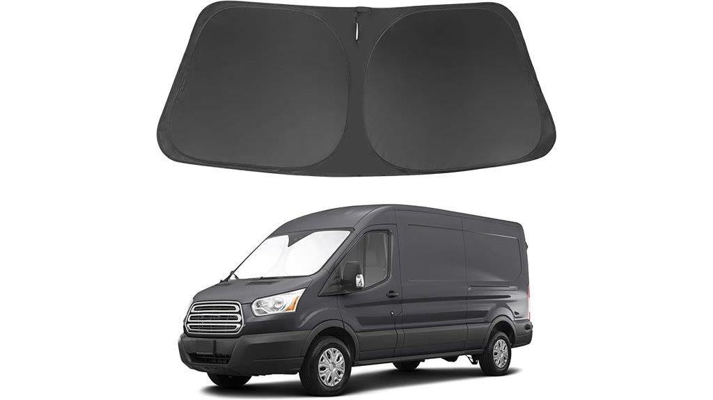 ford transit windshield shade
