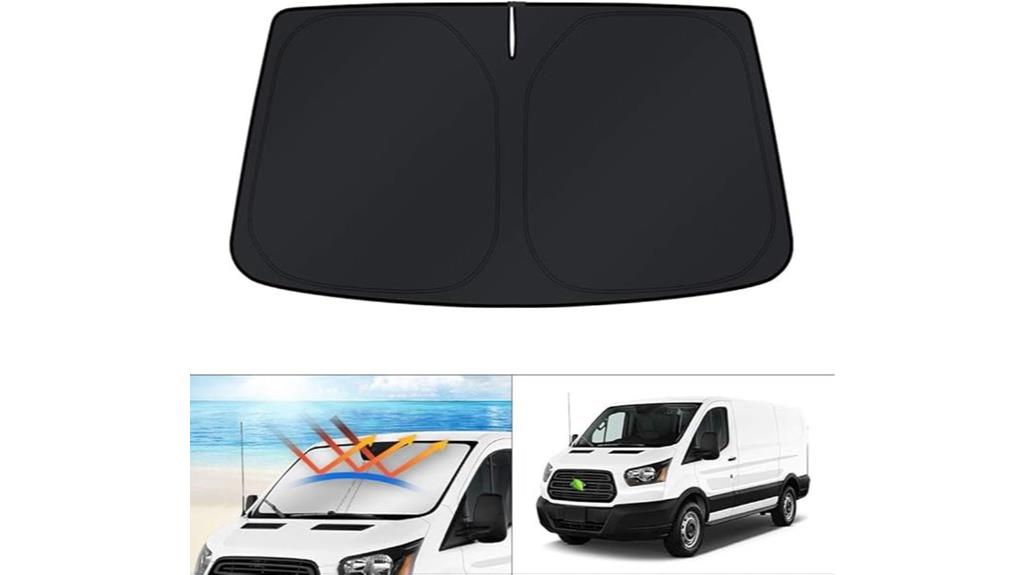 ford transit windshield shade