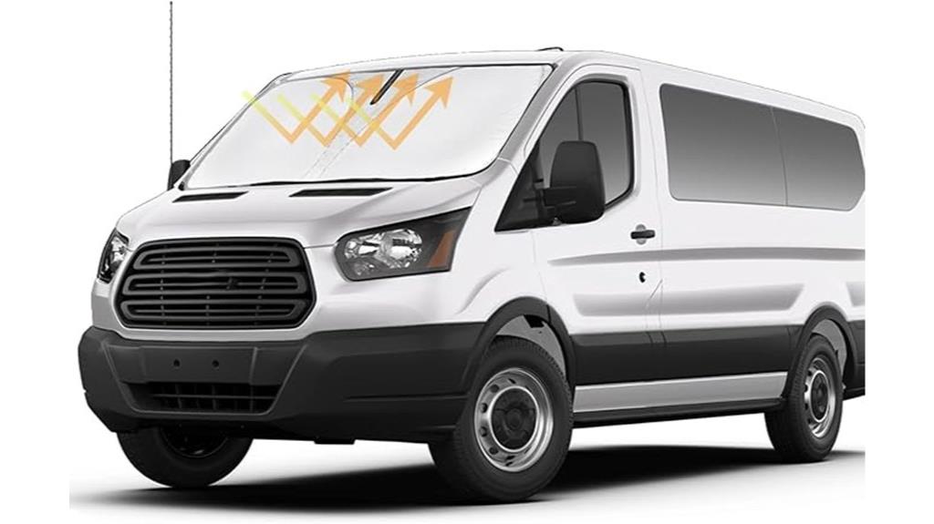 ford transit windshield sunshade