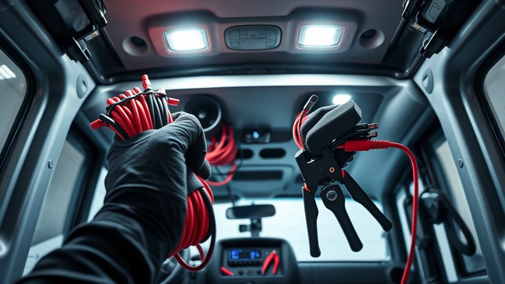 ford transit wiring safety