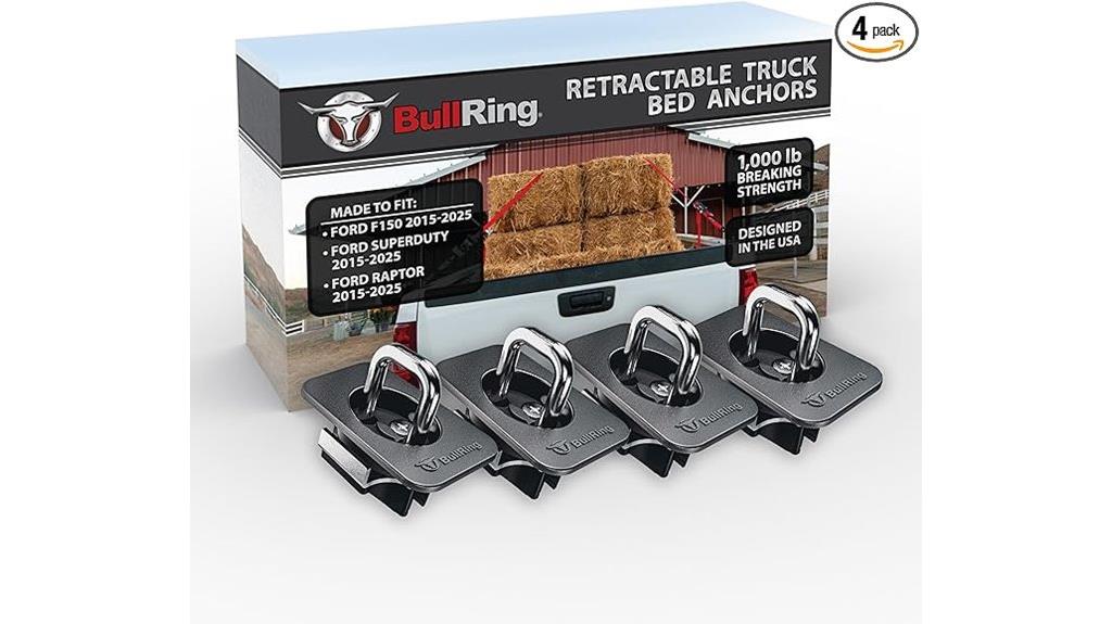 ford truck bed tie downs