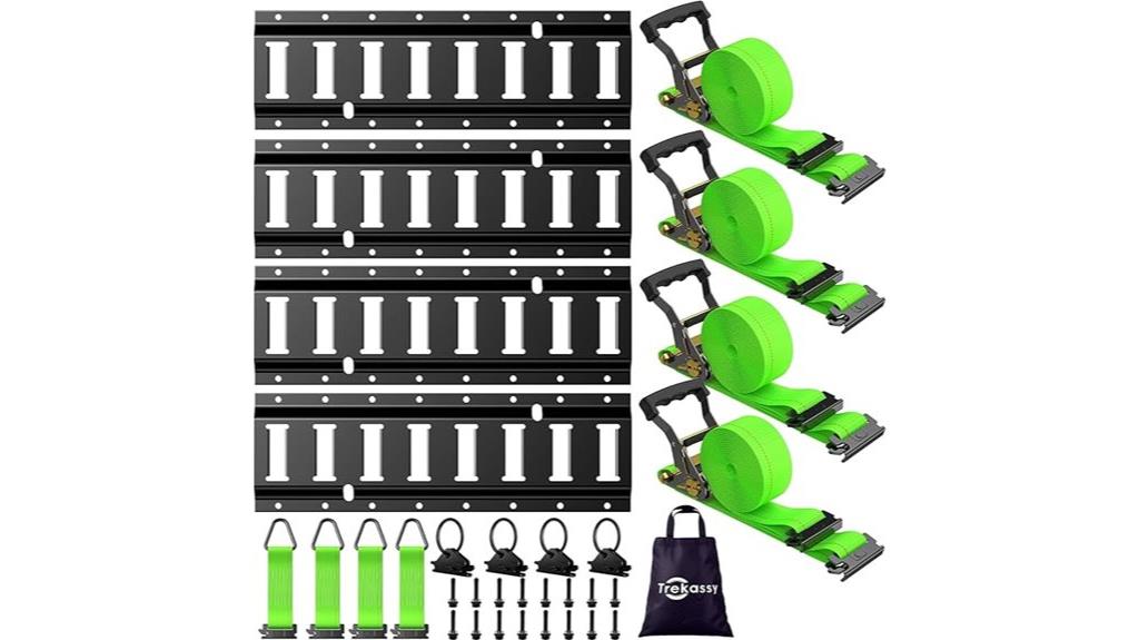 four pack e track rails