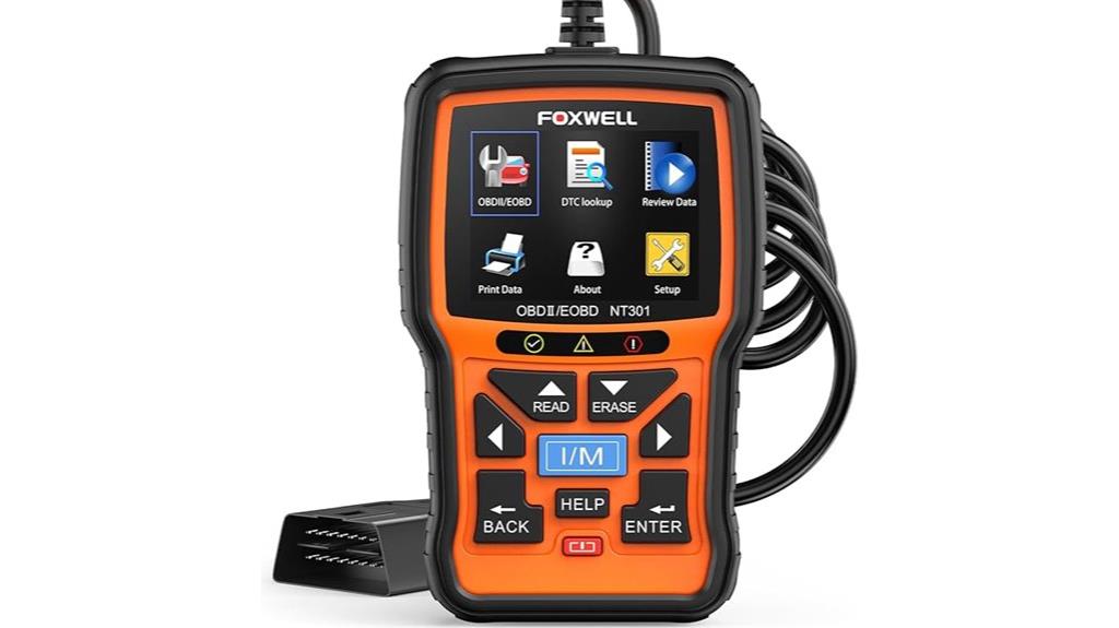 foxwell nt301 obd2 scanner