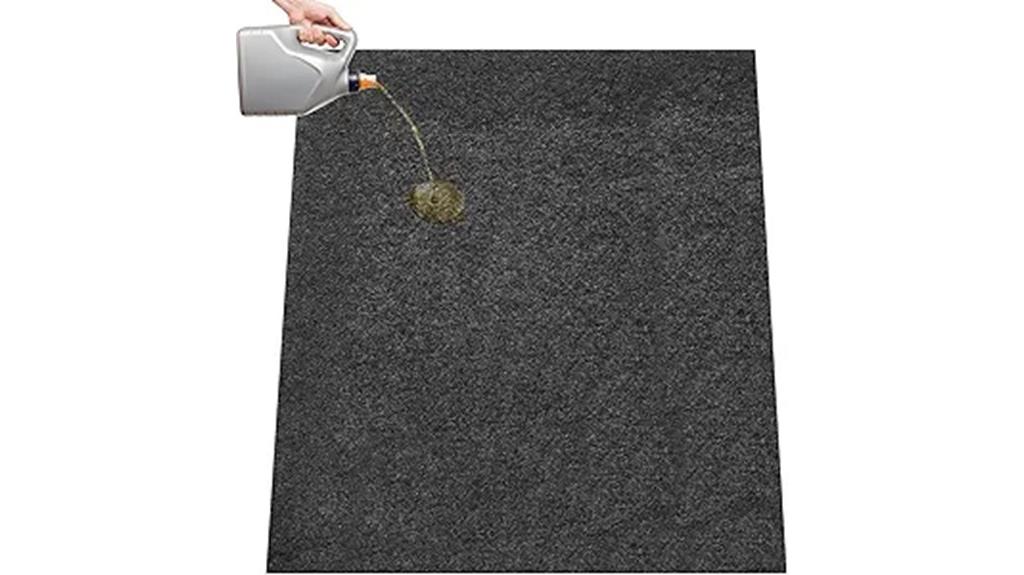 garage floor oil spill mat