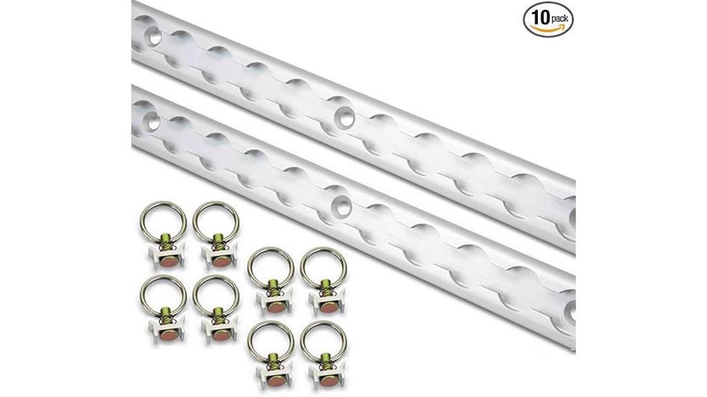 heavy duty aluminum l track