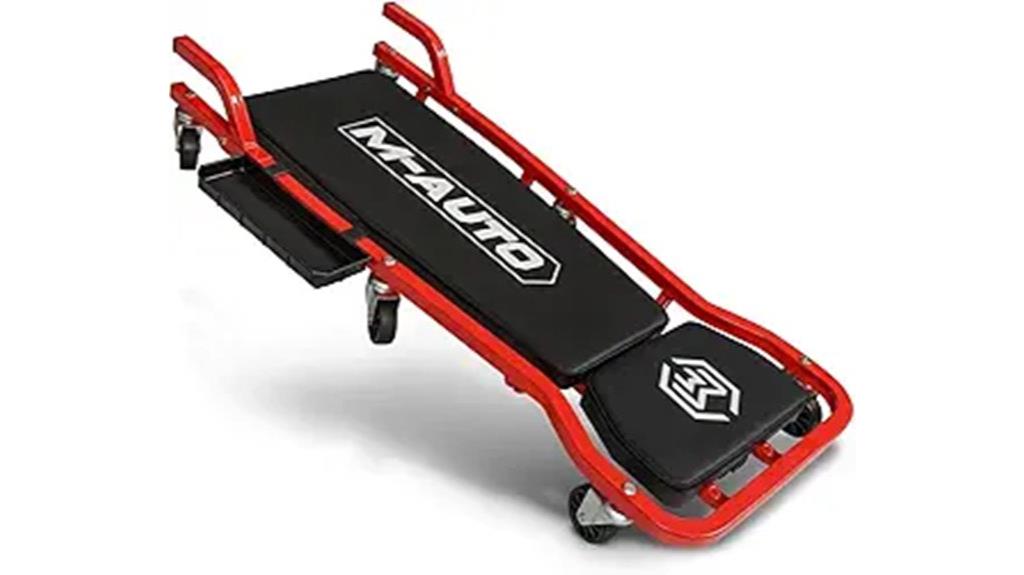 heavy duty creeper with tools