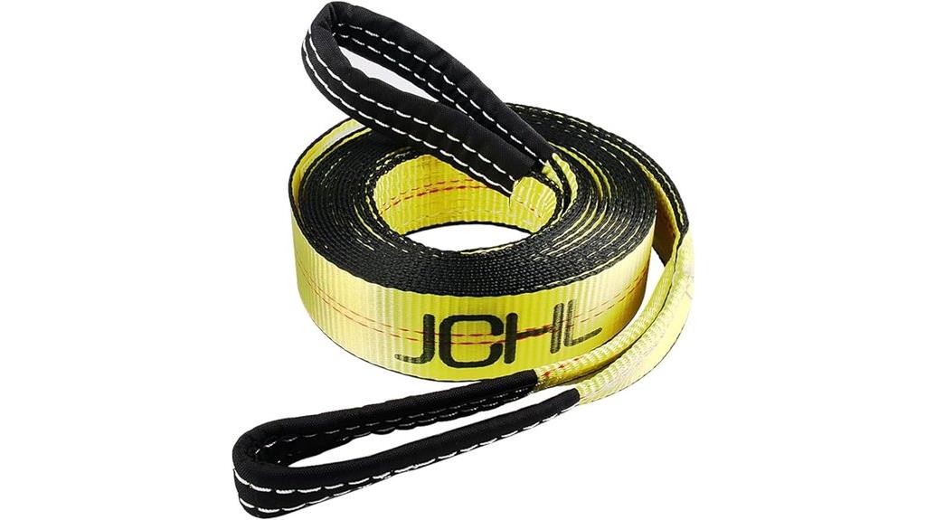 heavy duty recovery tow strap