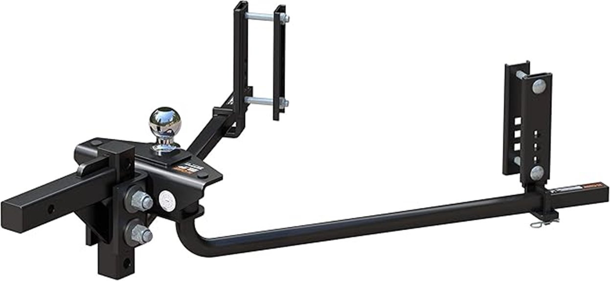 heavy duty round bar hitch