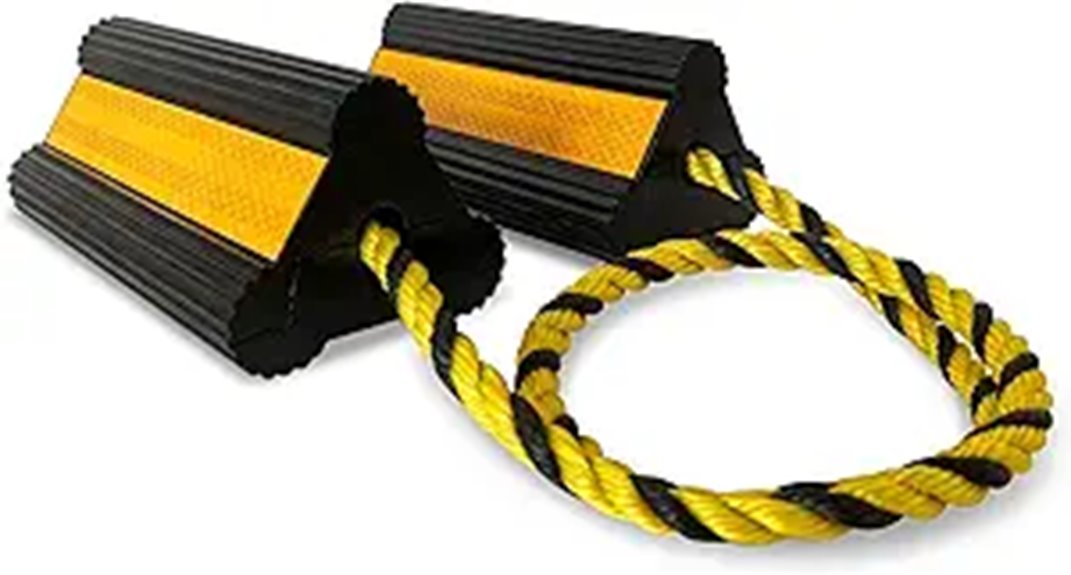 heavy duty rubber wheel chocks