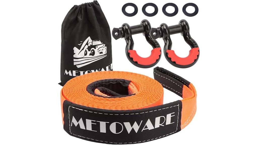 heavy duty tow strap kit