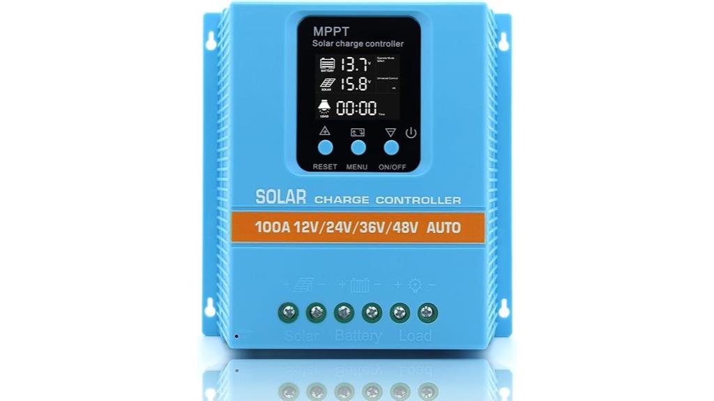 high capacity solar charge controller