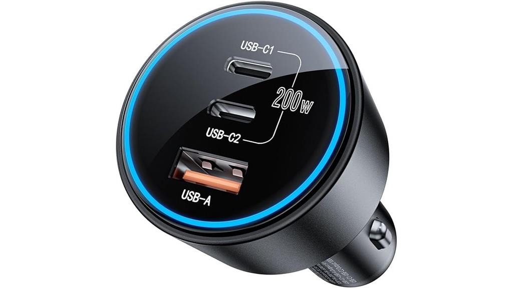 high power usb c car charger