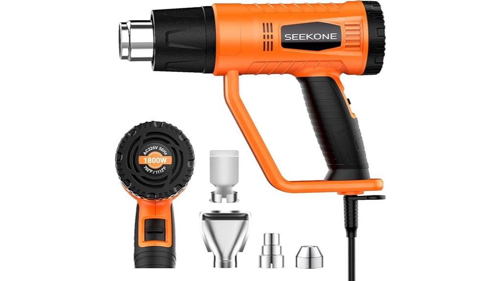 high powered dual temperature heat gun