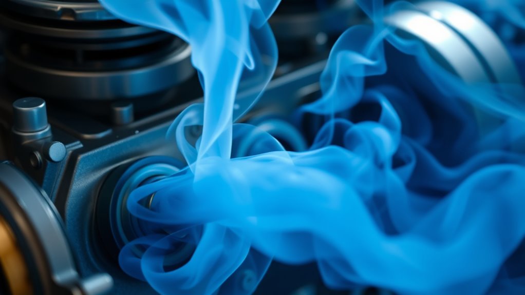 identifying blue smoke causes