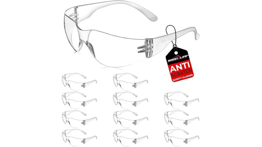 impact resistant safety glasses
