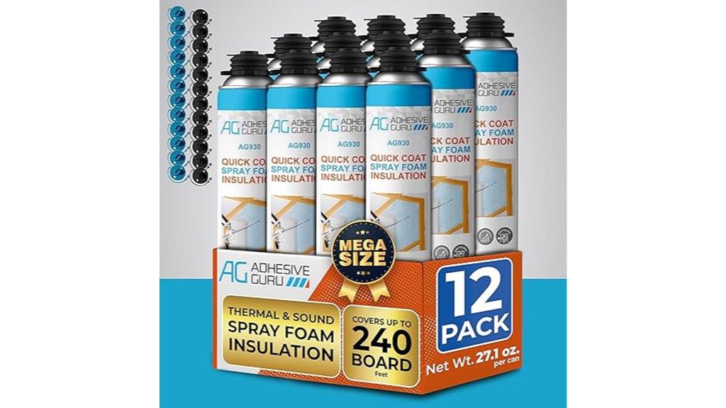 insulation spray foam pack