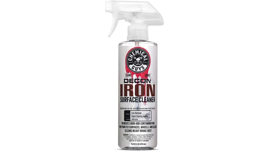 iron and wheel cleaning