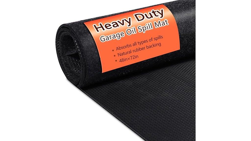 large garage oil spill mat