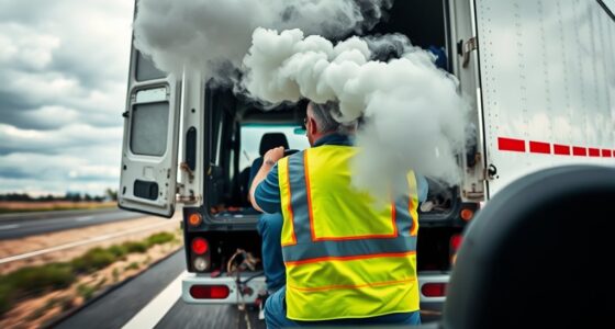 manage loaded van blowout