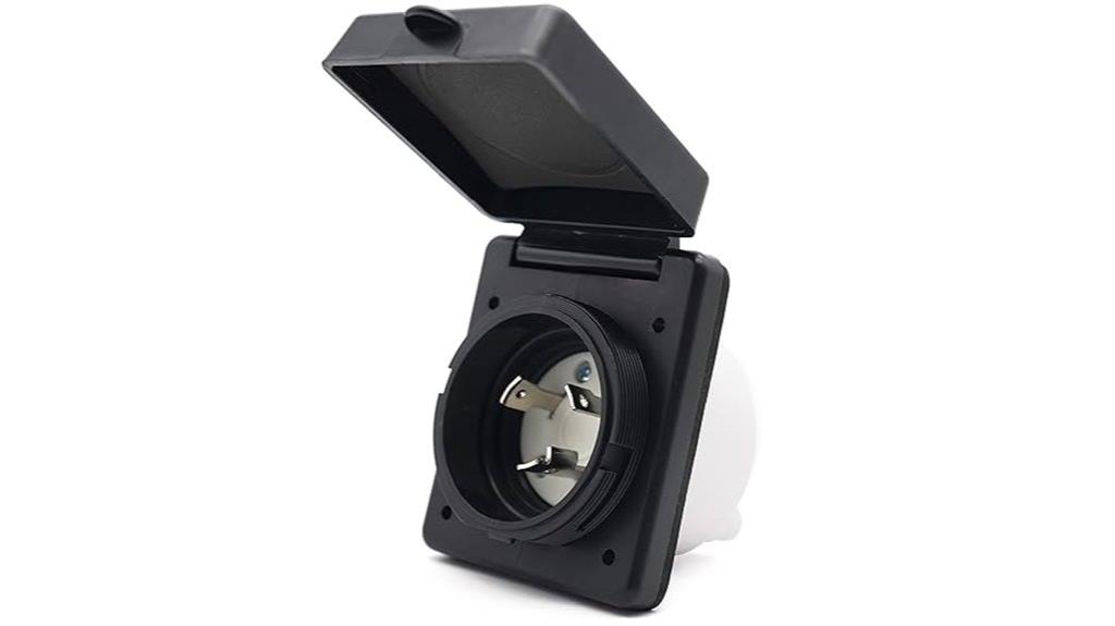 marine power inlet cover