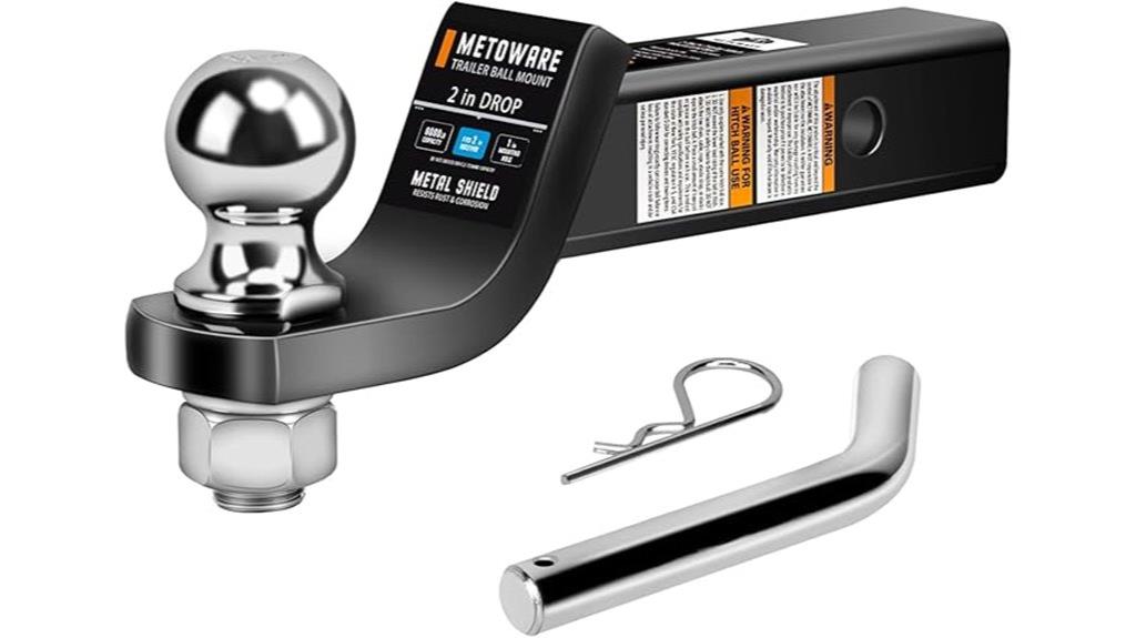 metoware 2 inch hitch mount
