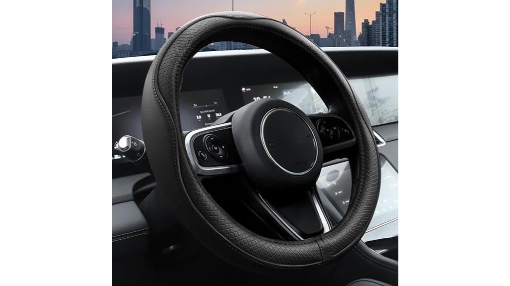 microfiber leather steering cover