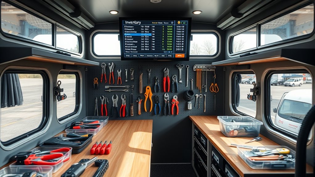 mobile workshop tool management