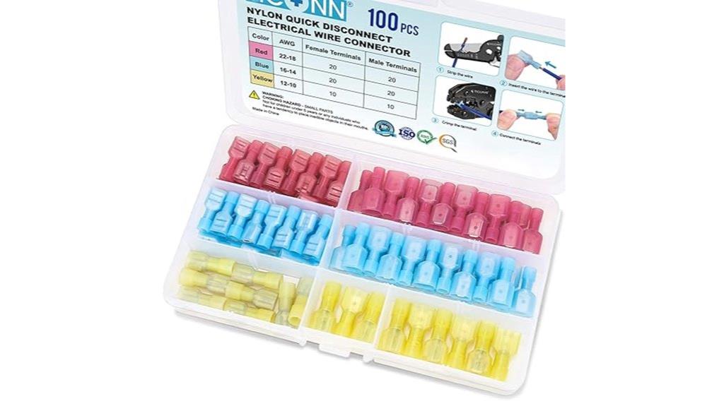 nylon spade connectors kit