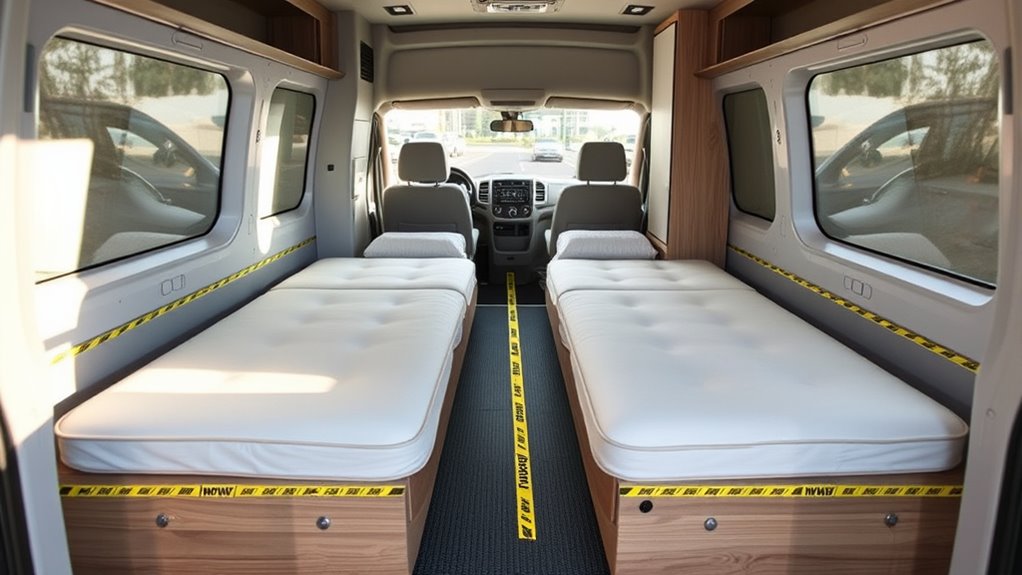 optimize van interior space