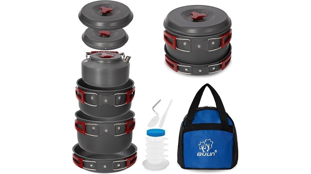 outdoor camping cookware set