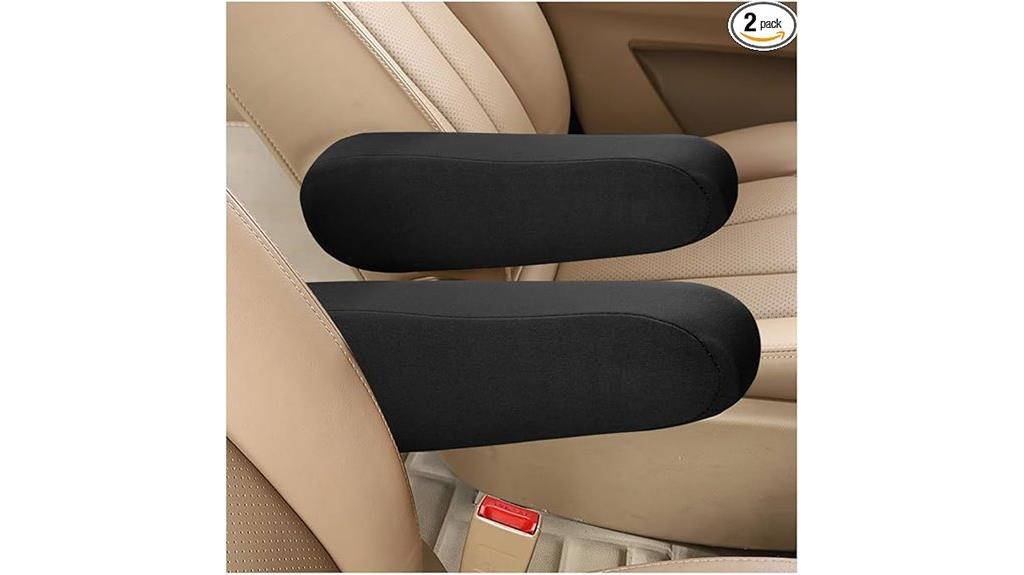 pair of car armrest covers