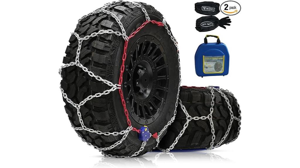 pickup truck snow chains