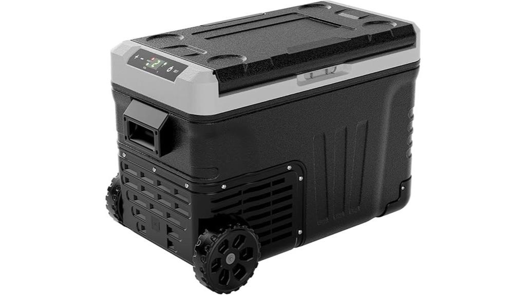 portable 12v fridge with wheels